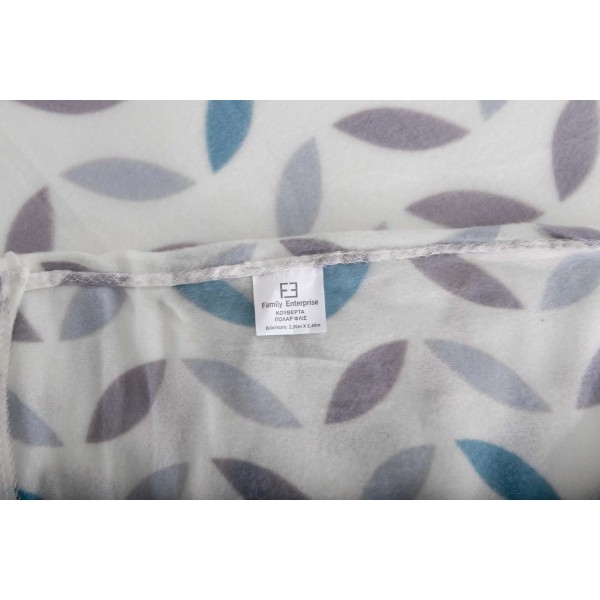 Fleece Κουβέρτα Υπέρδιπλη 220x240 Εμπριμέ 001052011Σ32