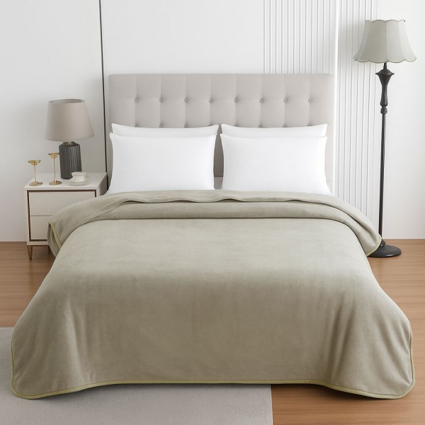 Κουβέρτα Βελουτέ 550gr Υπέρδιπλη 220x240 Elephant