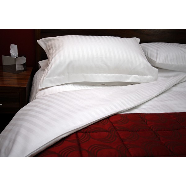 Παπλωματοθήκη Cotton Luxury Line Satin Stripe 2cm TC240 Cotton 100% 160x240