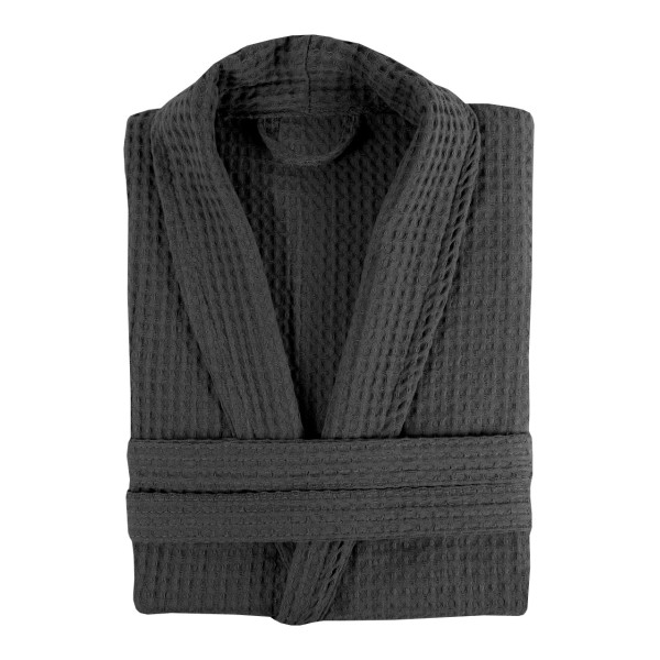 Μπουρνούζι ΠΙΚΕ Polycotton 100%  280gr/m2 με γιακά Γκρί - ONE SIZE (LARGE - XLARGE)