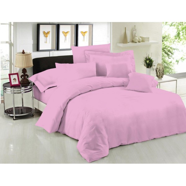 Σεντόνι Μεμονομένο LeBlanc Μονόχρωμο Polycotton 50/50 TC144 Lilac Μονό με λάστιχο 100x200+35