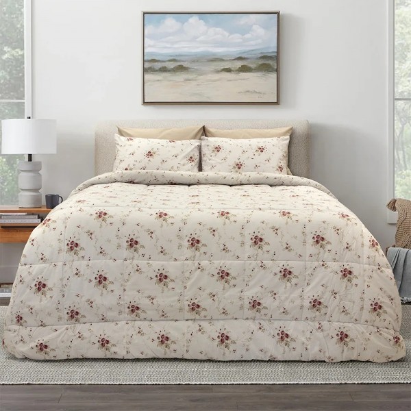 LINO ΣΕΤ ΠΑΠΛΩΜΑΤΟΘΗΚΗ ROSALIE RED 160X240