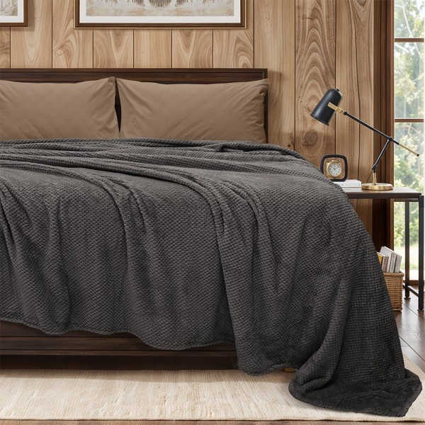 LINO ΚΟΥΒΕΡΤΑ FLEECE NAPNEST DGREY 220X240