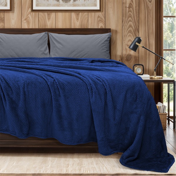 LINO ΚΟΥΒΕΡΤΑ FLEECE NAPNEST DBLUE 220X240