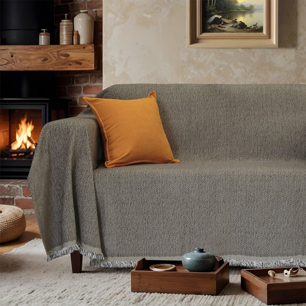 LINO Ριχτάρι Καναπέ Διθέσιο (180x250) Boxi Χακί