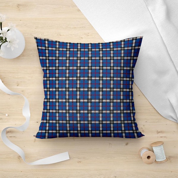 LINO ΜΑΞΙΛΑΡΟΘΗΚΗ TARTAN 602 BLUE 45X45