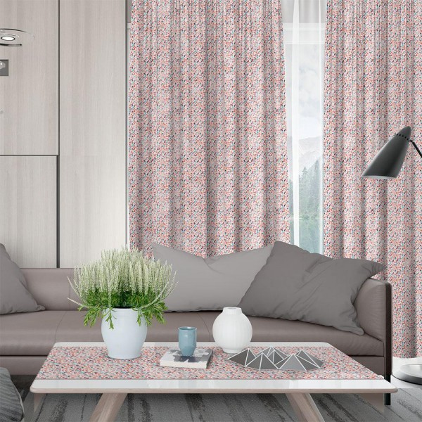 LINO ΚΟΥΡΤΙΝΑ BINIGAUS 401 ΜΕ ΤΡΕΣΑ PINK 135X270