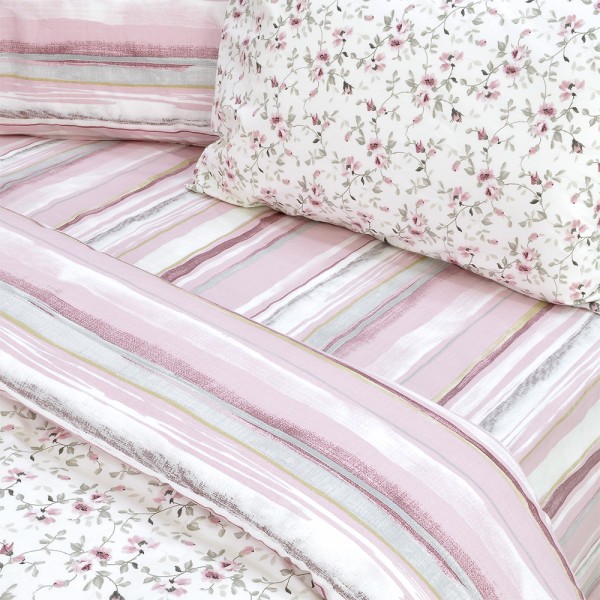 LINO ΜΑΞΙΛΑΡΟΘΗΚΕΣ FLANNEL AGNE ROSE 50X70