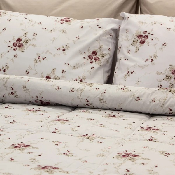 LINO ΣΕΤ ΠΑΠΛΩΜΑΤΟΘΗΚΗ ROSALIE RED 160X240