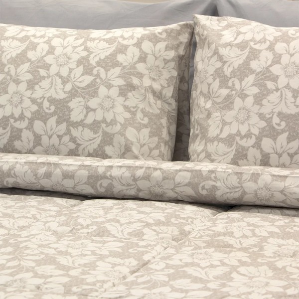 LINO ΣΕΤ ΣΕΝΤΟΝΙΑ GARDENIA ECRU 105X200+30