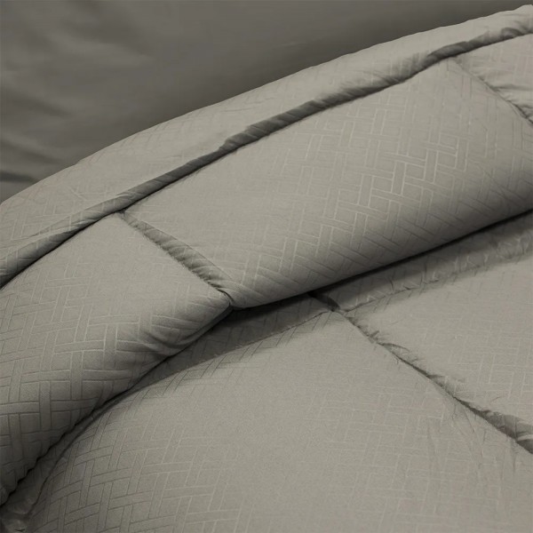 LINO ΠΑΠΛΩΜΑ COLCHA GREY 160X220