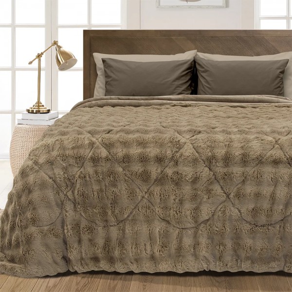 LINO ΚΟΥΒΕΡΤΟΠΑΠΛΩΜΑ CONILIO BEIGE 160X220