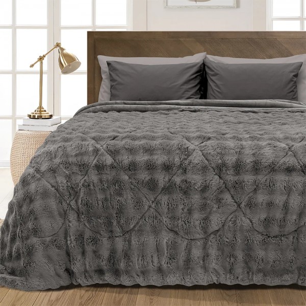 LINO ΚΟΥΒΕΡΤΟΠΑΠΛΩΜΑ CONILIO DGREY 160X220