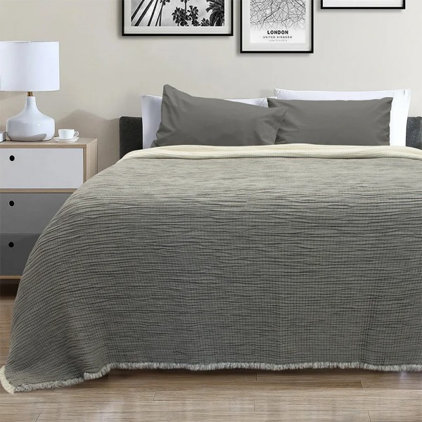 LINO ΚΟΥΒΕΡΤΑ LASY GREY  230X240