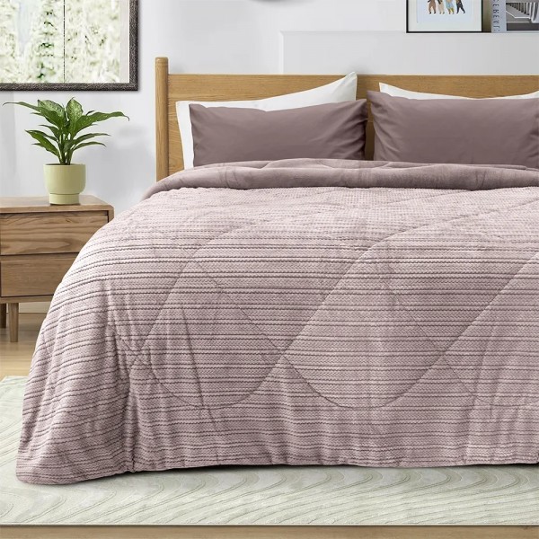 LINO ΚΟΥΒΕΡΤΟΠΑΠΛΩΜΑ STACY LILAC 160X220