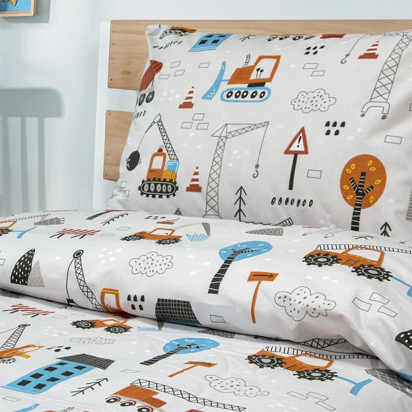 LINO ΠΑΙΔΙΚΑ ΣΕΤ ΣΕΝΤΟΝΙΑ PLAYGROUND TOWN GREY 170X260