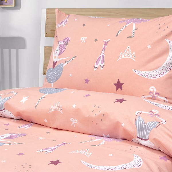 LINO ΠΑΙΔΙΚΑ ΣΕΤ ΣΕΝΤΟΝΙΑ DREAMY DANCERS CORAL 170X260