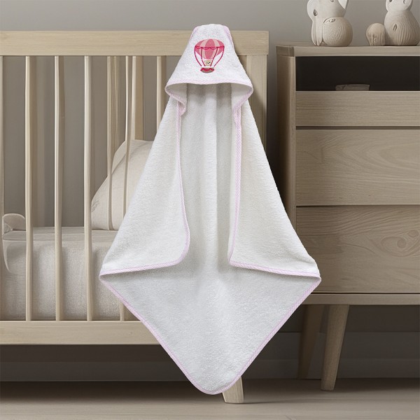 LINO ΚΑΠΑ PALONCINO WHITE/PINK 75X75