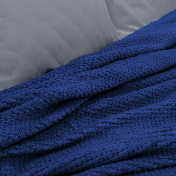 LINO ΚΟΥΒΕΡΤΑ FLEECE NAPNEST DBLUE 220X240