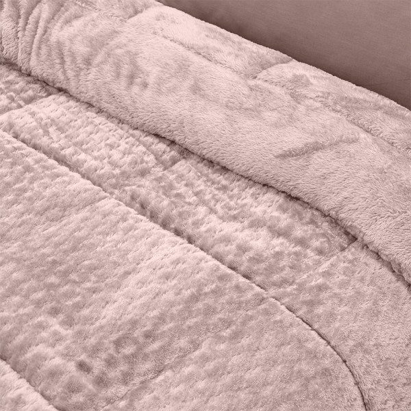 LINO Κουβερτοπάπλωμα Υπέρδιπλο (220x240) Lofti Λιλά