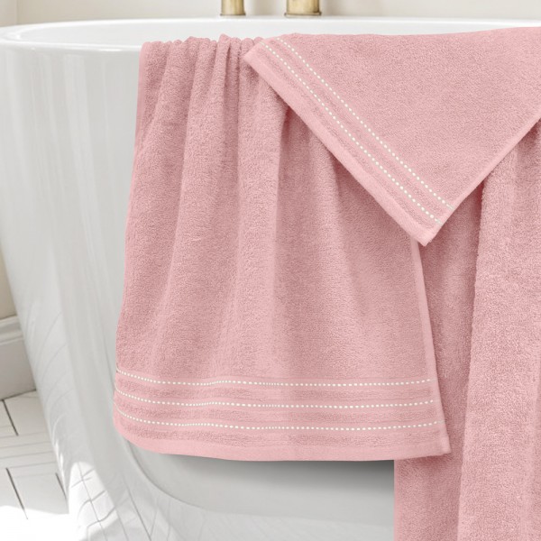 LINO Σετ πετσέτες 3τμχ (30x50,50x90,70x140) Veluva Κοραλί