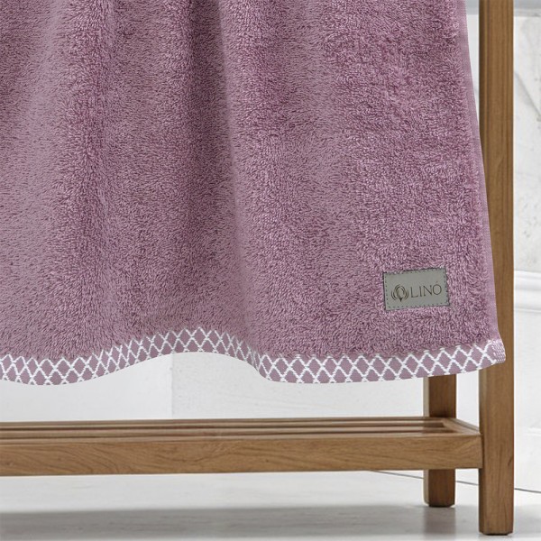 LINO Πετσέτα Προσώπου (50x90) Marley Αμέθυστος