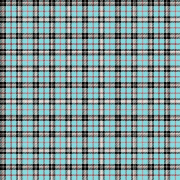 LINO ΜΑΞΙΛΑΡΟΘΗΚΗ TARTAN 601 TURQUOISE 45X45