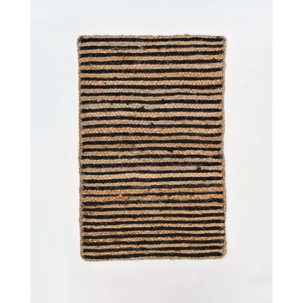 Boho Ψάθα πλεκτό Χαλί Γιούτας Canmore 65x135cm Μπεζ