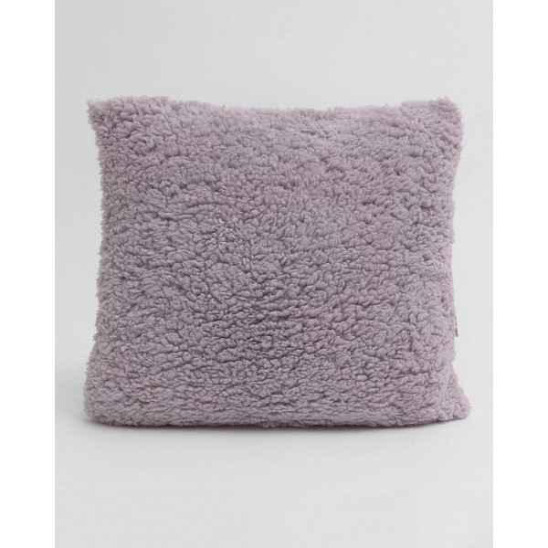 Διακοσμητική μαξιλαροθήκη Parnasos διπλής όψης 40x40cm Γκρι