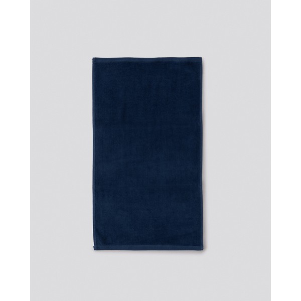 Βαμβακερή Βελουτέ Πετσέτα Προσώπου Sair 40x70cm 40x70cm Μπλε Σκούρο