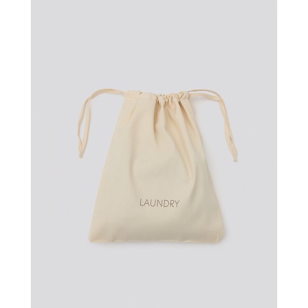 Θήκη για Άπλυτα με Γκρεζ Εκτύπωση Laundry Dutch 2 Διαστάσεις 35x44cm Εκρού