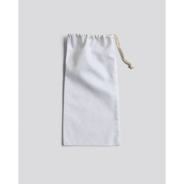 Βαμβακοσατέν Πουγκί Αποθήκευσης για Makeup, Accessories Mansion 14x30cm Άσπρο