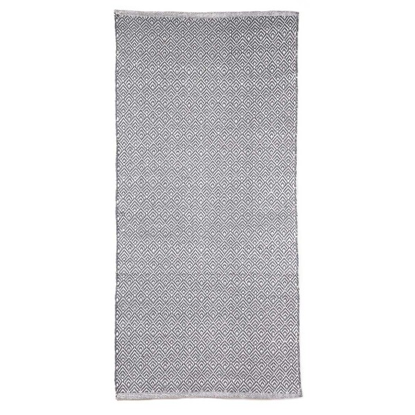 Βαμβακερό Χαλάκι Αργαλειού Archide 3 Αποχρώσεις 3 Διαστάσεις 65x195cm Ανθρακί