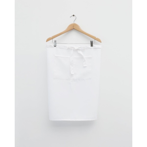 Αλέκιαστη Ποδιά Μέσης Monaco Μέσης (60Πx60Υcm) Άσπρο