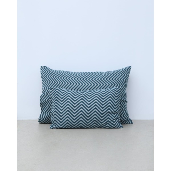 Polar Fleece Chevron Μαξιλαροθήκη Firenze 50x70cm Γκρι