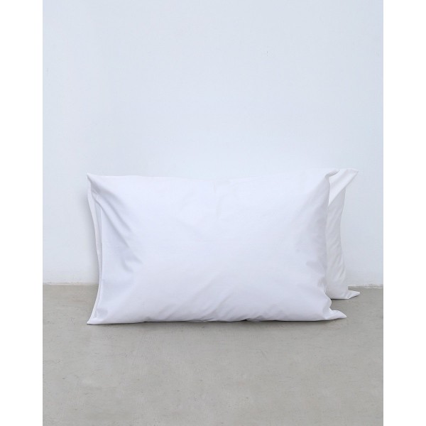 Ξενοδοχειακή Απλή Μαξιλαροθήκη Oscar 50x70cm Άσπρο