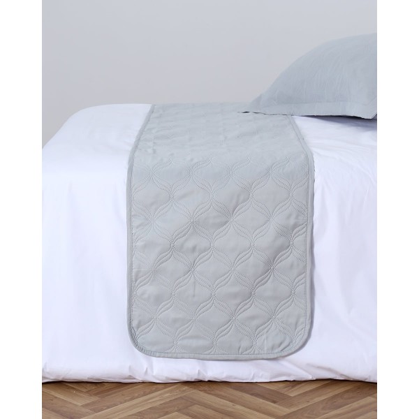 Καπιτονέ Τραβέρσα Κρεβατιού - Τραπεζιού Nomas Τραβέρσα | 50x180cm Γκρι