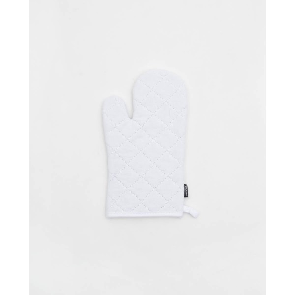Πετροπλυμένο γάντι κουζίνας, Stonewashed 17x28cm Άσπρο