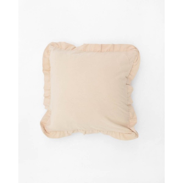 Διακοσμητική Μαξιλαροθήκη Stonewashed Luxury σε 7 Αποχρώσεις 40x40cm Άμμου