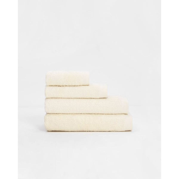 Βαμβακερή Πετσέτα Charlotte Προσώπου | 40x80cm Εκρού