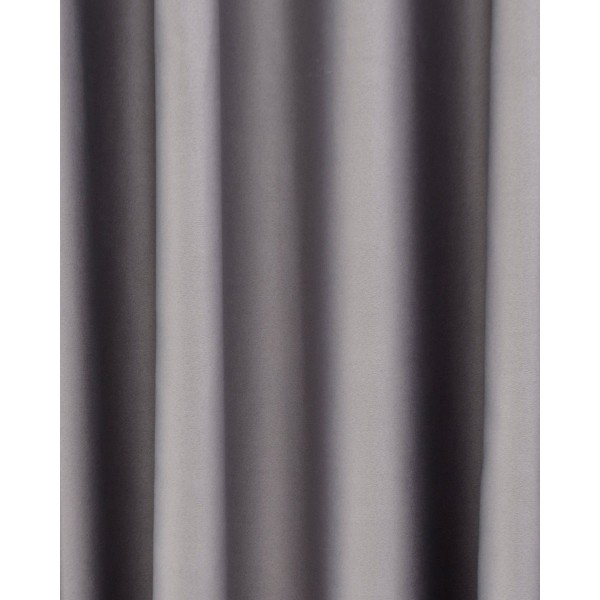 Έτοιμη Ραμμένη Κουρτίνα Συσκότισης Otto σε 3 Αποχρώσεις Στενό Φύλλο Γκρι