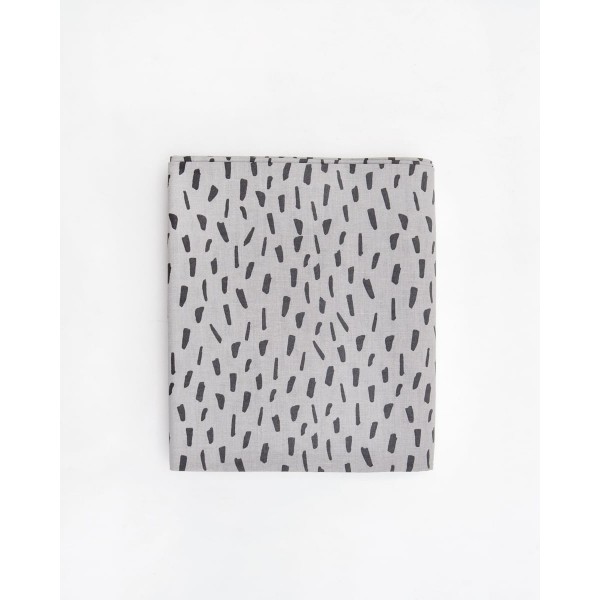 Βαμβακερό Εμπριμέ Ζεύγος Μαξιλαροθήκες Peruviana σε 2 Αποχρώσεις 50x70cm 50x70cm Μαύρο