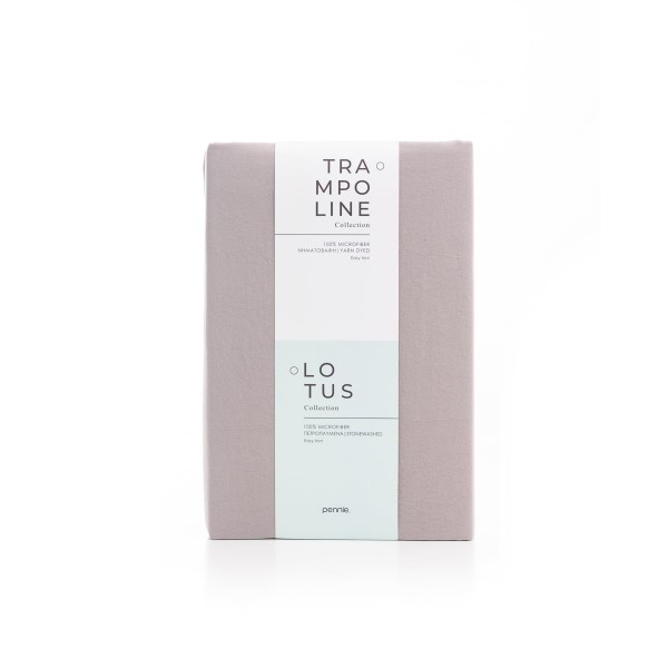 Microsilk Μονόχρωμο Πετροπλυμμένο Σεντόνι με Λάστιχο Lotus σε 3 Αποχρώσεις Super Υπέρδιπλη (180x200+37cm) Σοκολά