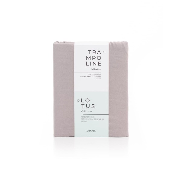 Microsilk Μονόχρωμο Πετροπλυμμένο Ζεύγος Μαξιλαροθήκες Lotus σε 3 Αποχρώσεις 50x70cm 50x70cm Σοκολά