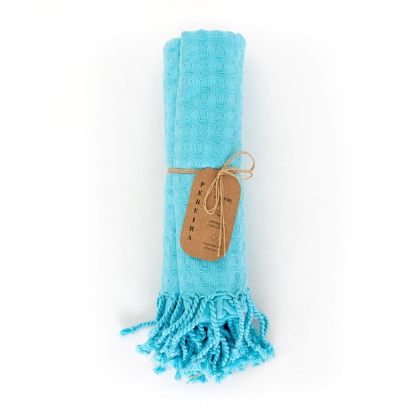3D Βαμβακερή Πικέ Πετσέτα Παρεό Pereira 90x160cm σε 7 Αποχρώσεις Παρεό | 90x160cm Τιρκουάζ