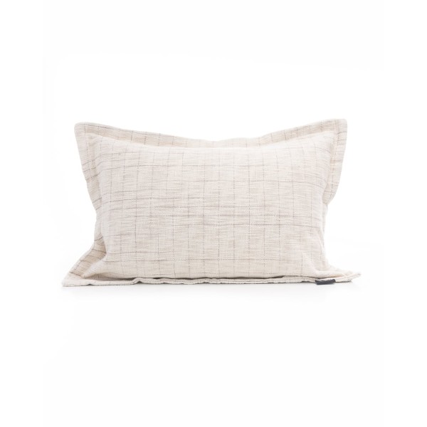 Βαμβακερή Μονόχρωμη Oxford Μαξιλαροθήκη Abelin 50x70+3cm σε 2 Αποχρώσεις 50x70 3cm Εκρού