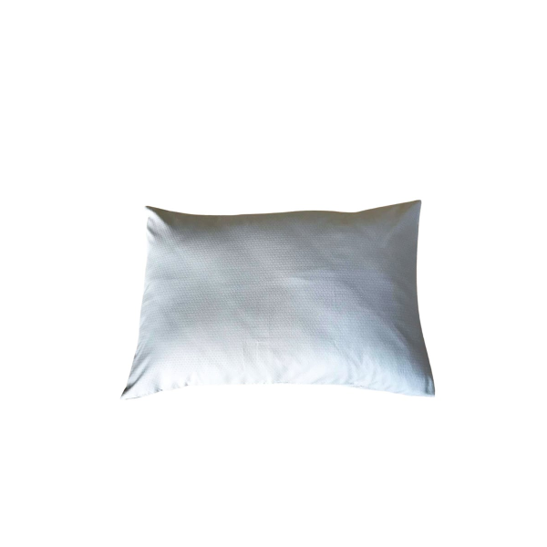 Microsilk Μονόχρωμο Ζακάρ Ζεύγος Μαξιλαροθήκες Ύπνου Robola σε 8 Αποχρώσεις 50x70cm 50x70cm Γκρι