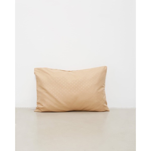 Βρεφική Μαξιλαροθήκη Μικρό Πουά Charleston 35x50cm Σοκολά