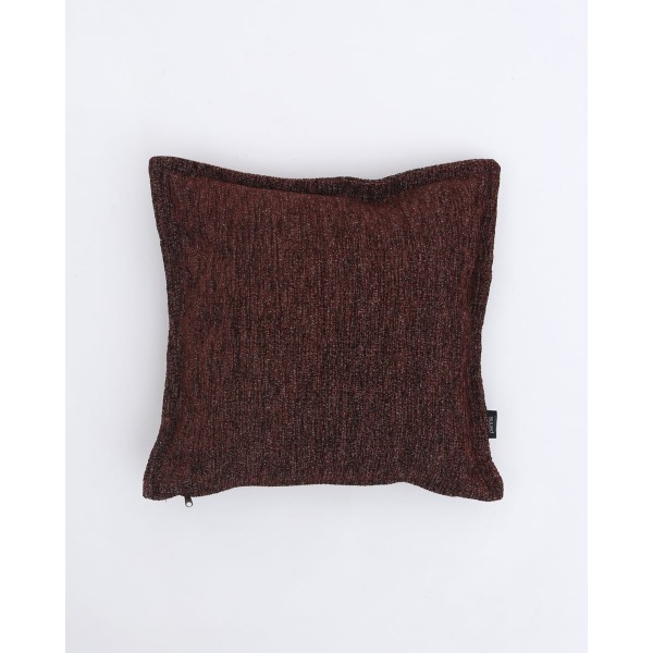 Σενίλ Oxford Διακοσμητική Μαξιλαροθήκη Net σε 8 Αποχρώσεις 40x40 2cm Καφέ