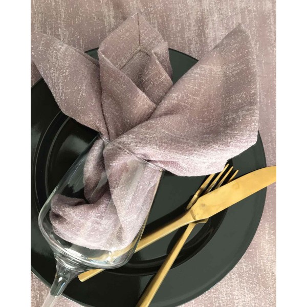 Ζακάρ Πετσέτα Φαγητού με Γαλλική Γωνία Lorraine σε 2 Αποχρώσεις 40x40cm 40x40cm Σάπιο Μήλο